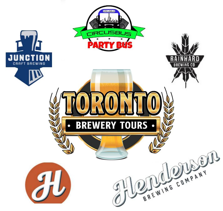 distillery and brewery beer tour logos